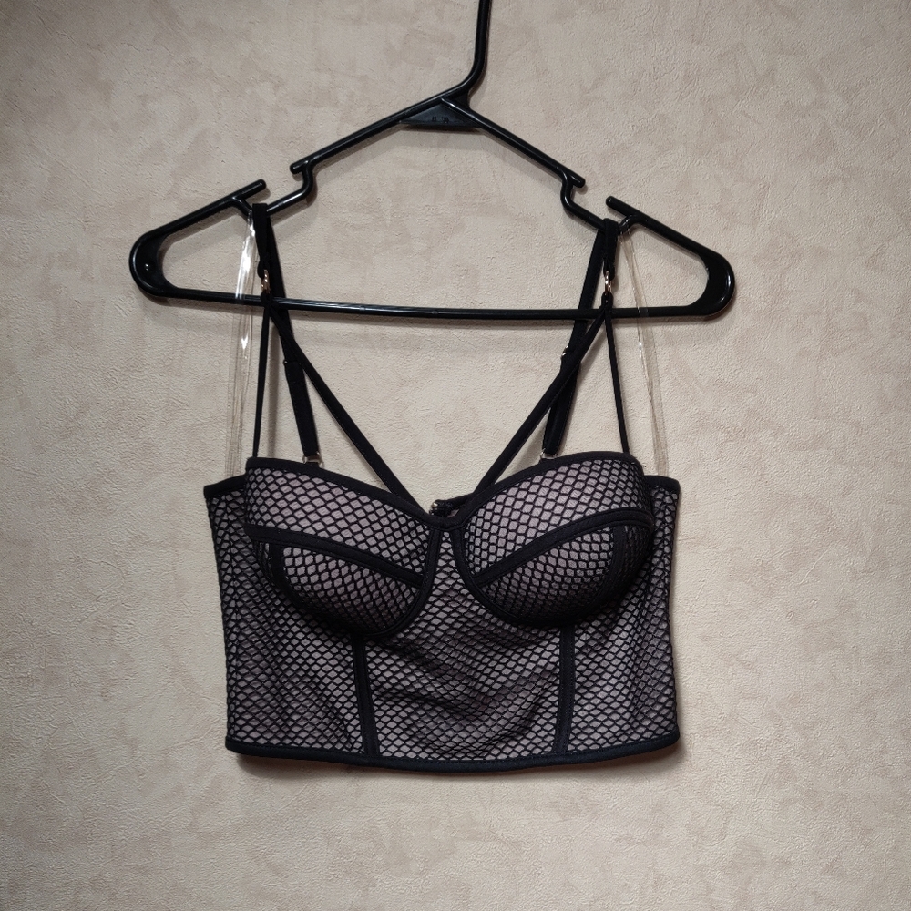 Netted Crop Top - Picture 2 of 5